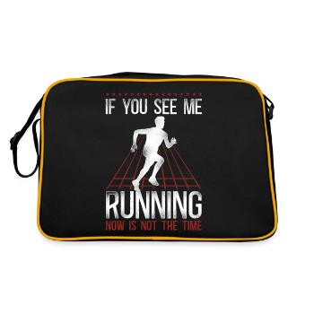 Running Runner Half Marathon - Retro Bag - black/gold - Back