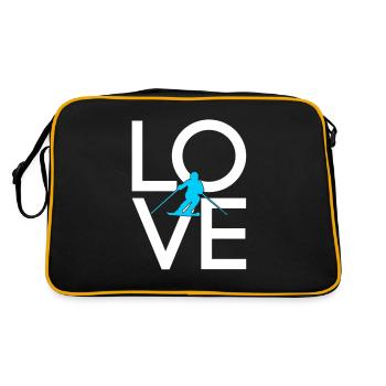 Ski - Retro Bag - black/gold - Back