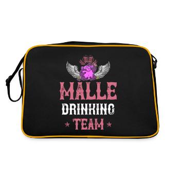Équipe de Malle Drinking - Sac Retro - noir/or - Dos