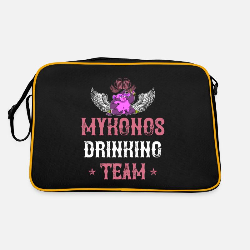 Mykonos Drinking Team Retro Bag