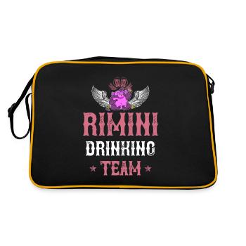 Rimini Drinking Équipe - Sac Retro - noir/or - Dos