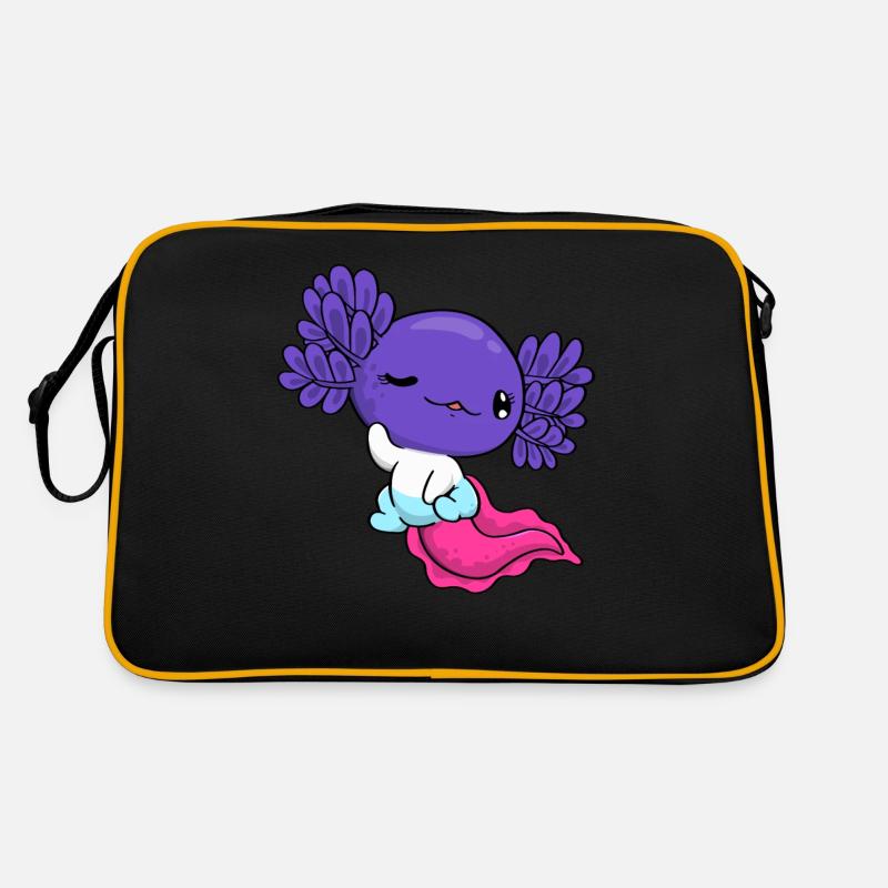 Fierté multisexuelle Kawaii Axolotl Multisexuel Sac Retro