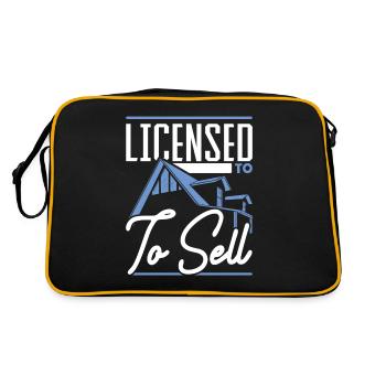 Licensed to Sell Mortgage Loan Advisor - Retro Bag - black/gold - Back