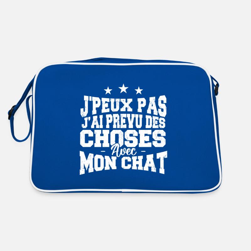 J'Peux Pas J'ai Prevu Des Choses Avec Mon Chat Sac Retro