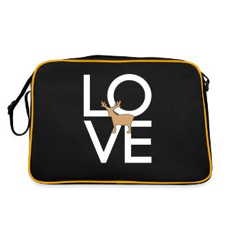 Elk - Retro Bag - black/gold - Back
