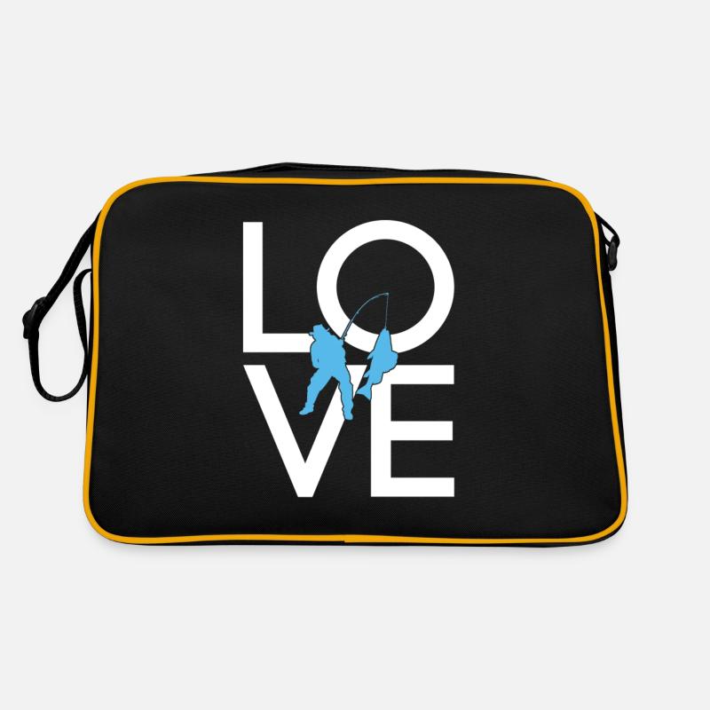Angeln Retro Tasche