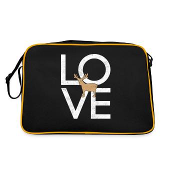 Elk - Retro Bag - black/gold - Back