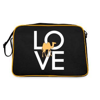 Camel - Retro Bag - black/gold - Back