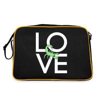 Scorpion - Retro Bag - black/gold - Back