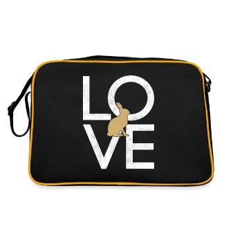 Hare - Retro Bag - black/gold - Back