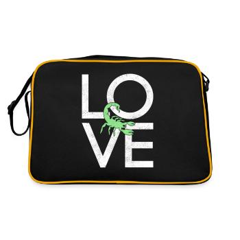 Scorpion - Retro Bag - black/gold - Back