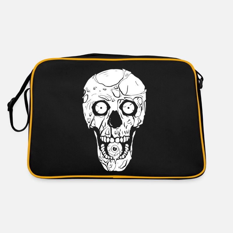 Zombiecore Ästhetik Zombie Gothic Schädel Weirdcor Retro Tasche