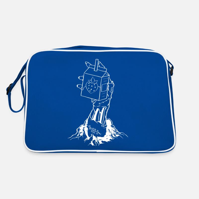 Zombiecore Esthétique Squelette Main Lait de Fraise Sac Retro