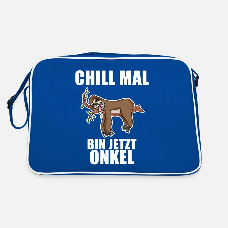 Neffe Onkel Geschenk - Werdender Onkel Retro Tasche