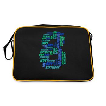 Anniversaire Garçon 8ème anniversaire | Garçons - Sac Retro - noir/or - Dos