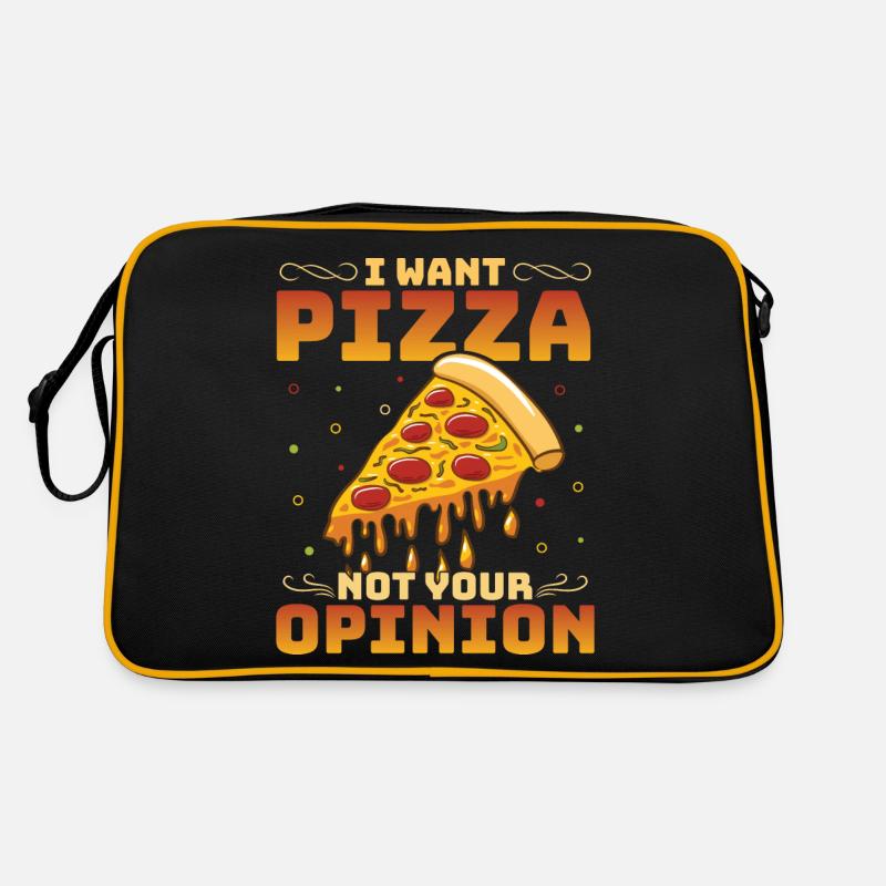 Chef Koch Pizza Pizzakoch Pizzeria Restaurant Retro Bag