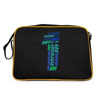 Anniversaire Garçon 1er anniversaire | Garçons - Sac Retro - noir/or - Dos