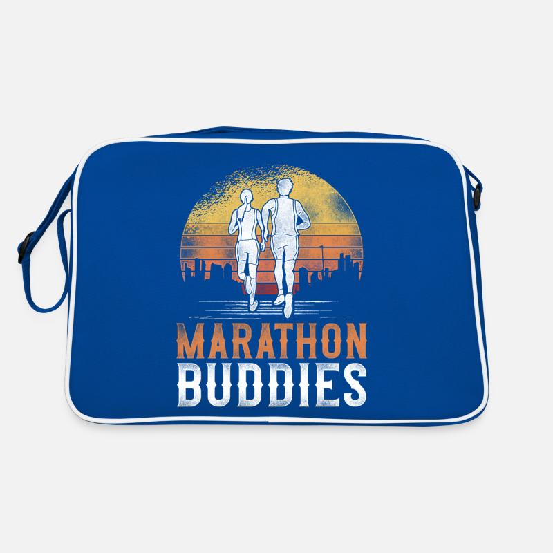 Running Runner Half Marathon Retro Tasche