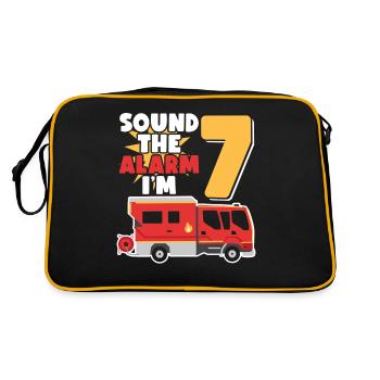 Sound The Alarm I at 7 | Firefighter Topic - Retro Bag - black/gold - Back