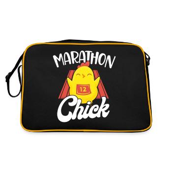 Running Runner Half Marathon - Retro Bag - black/gold - Back