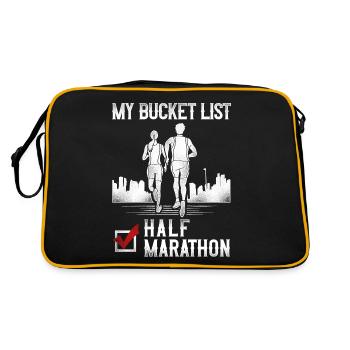 Running Runner Semi-Marathon - Sac Retro - noir/or - Dos