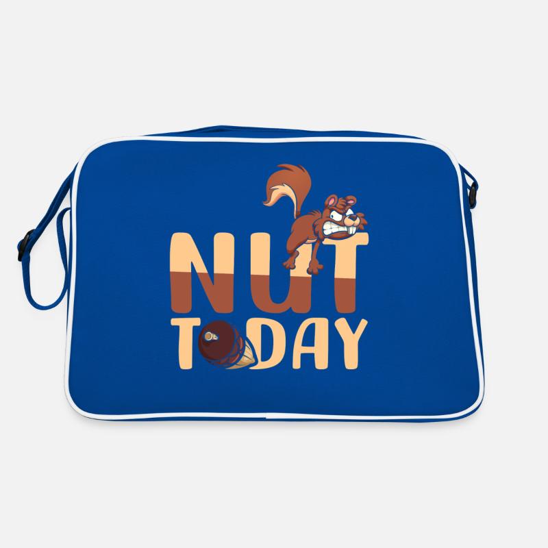 Nuss Today | Squirrel joke | Fun Retro Bag