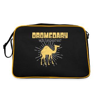 Dromedary Whisperer - Retro Bag - black/gold - Back