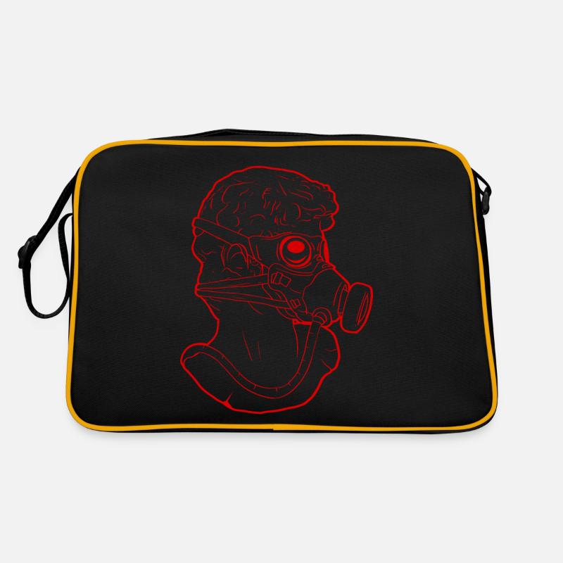 Zombiecore Aesthetic David Head Statue Soft Grun Retro Bag