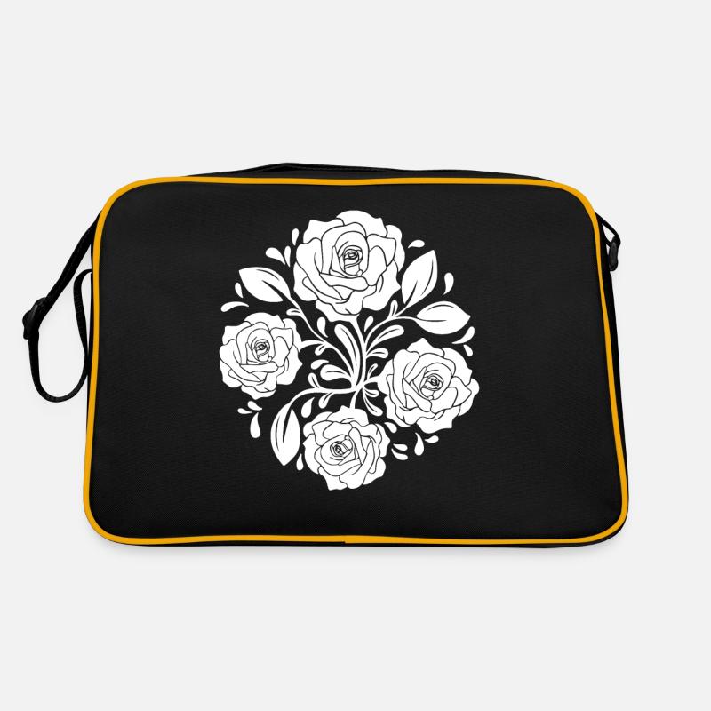 Baroque Aesthetics Artwork Rose Retro Bag