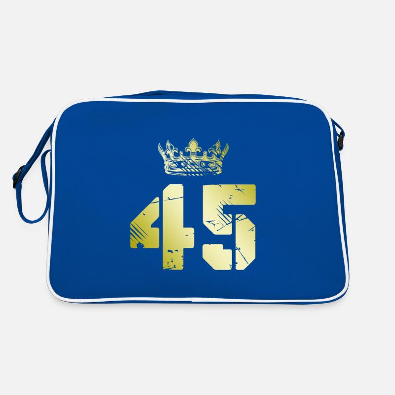 45 Couronne numérique Sac Retro