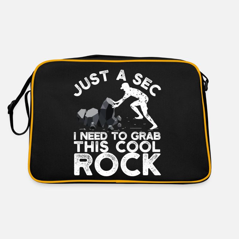 Funny Rock Hunting Geologist Rock Hunter Retro Bag