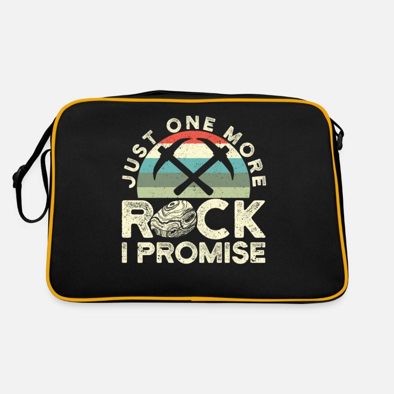 Drôle de chasse aux rochers Géologue Chasseur de roches Sac Retro