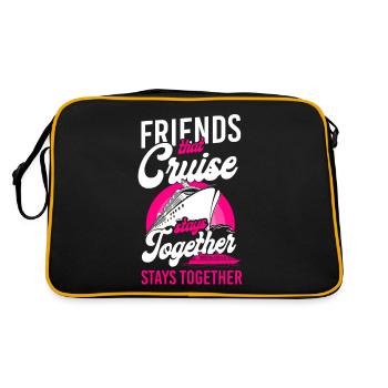 Cruise Ship Vacation Friends - Retro Bag - black/gold - Back