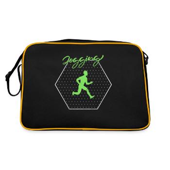 Jog - Retro Bag - black/gold - Back