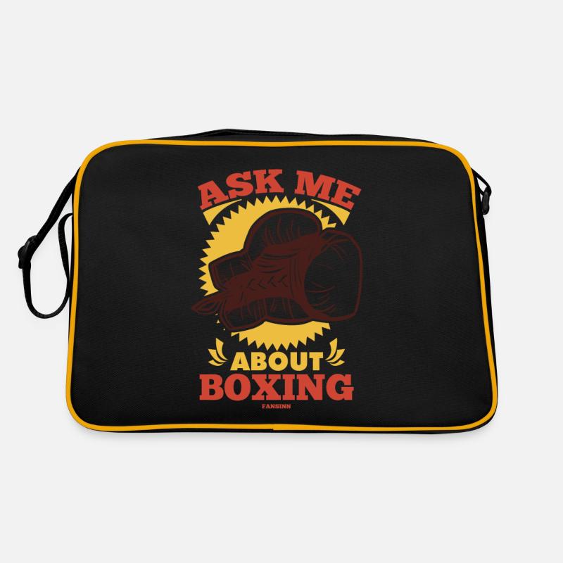 Posez-moi des questions sur la boxe Sac Retro