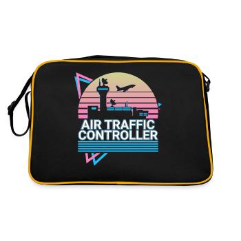 Air Traffic Controller ATC Flight Control Retro - Retro Bag - black/gold - Back