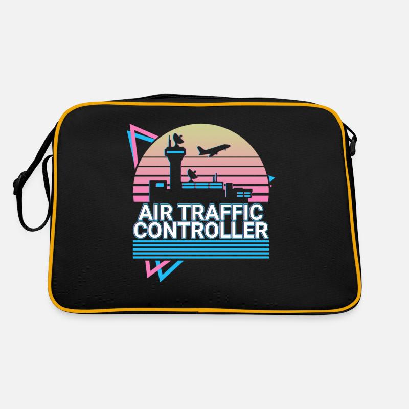 Contrôleur de la circulation aérienne ATC Flight Control Retro Sac Retro