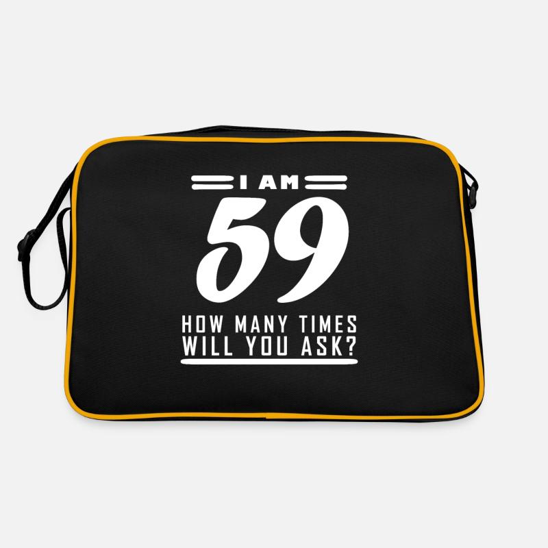 Ich bin 59 – 59. Geburtstag Geschenk Retro Tasche