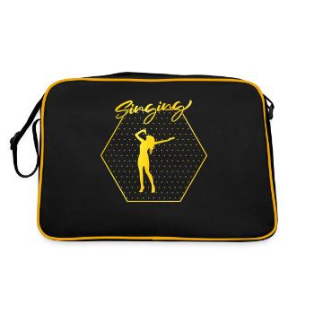 Sing - Retro Bag - black/gold - Back