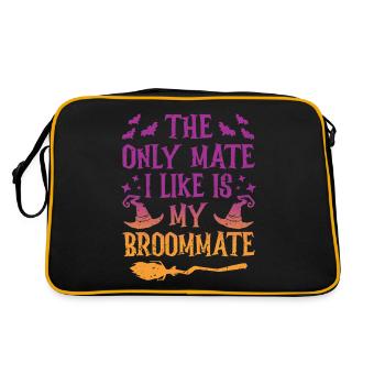 Le seul copain que j’aime est mon - Sac Retro - noir/or - Dos