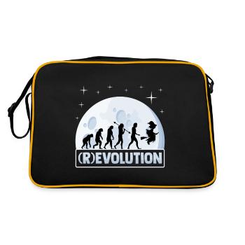 (r)evolution Ghostly Primates, Led - Retro Bag - black/gold - Back