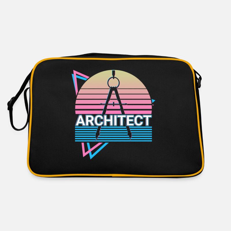 Architecte Architecture Rétro Sac Retro