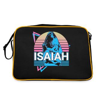 Isaïe Israélite Prophète Juif Juif - Sac Retro - noir/or - Dos