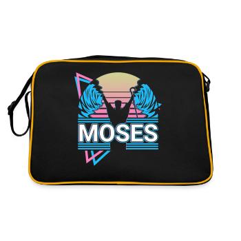 Moses Jewish Prophet Christianity R - Retro Bag - black/gold - Back