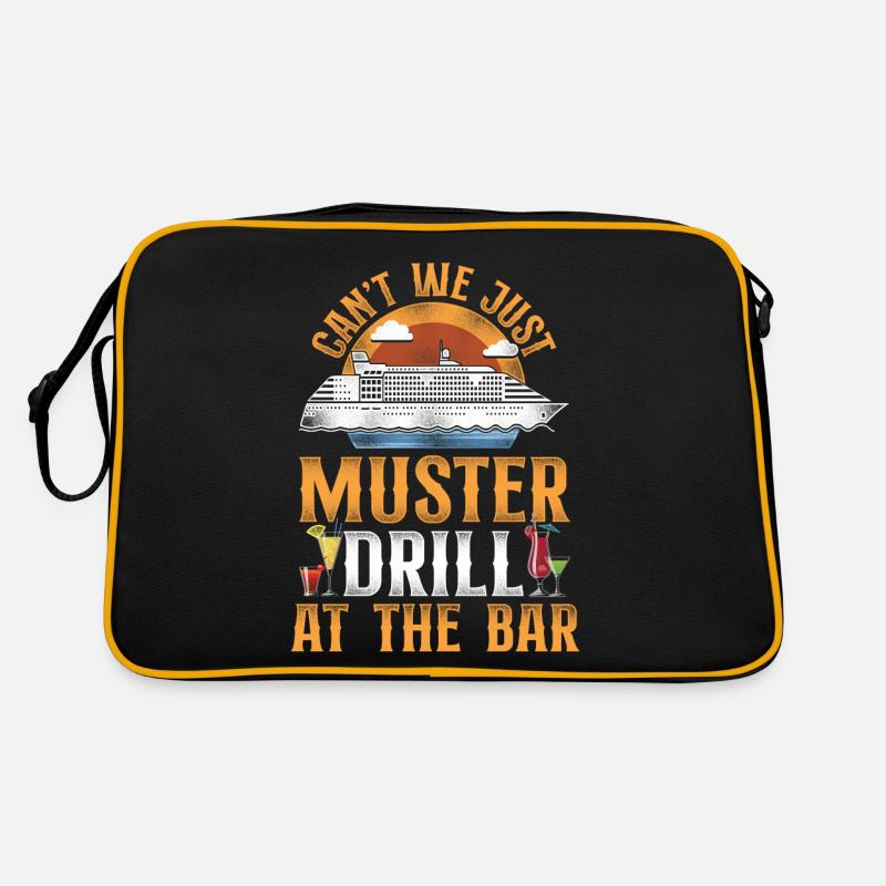 Cruise Ship Vacation Drinking Retro Tasche