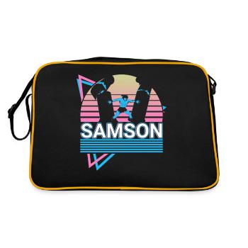 Samson Israelite Warrior Ancient Israelites - Retro Bag - black/gold - Back