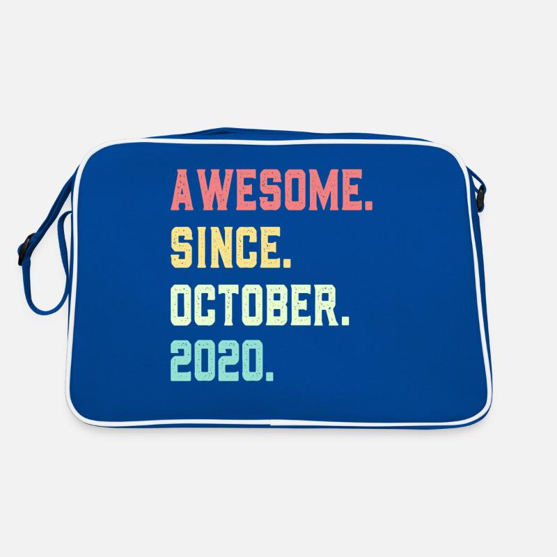 Awesome Since October 2020 Retro Bag