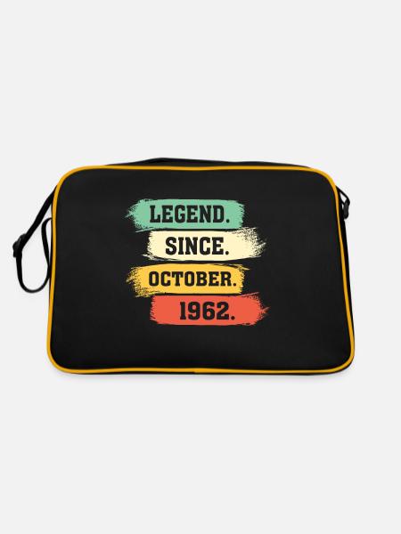 Légende depuis octobre 1962 - Sac Retro - noir/or - Dos