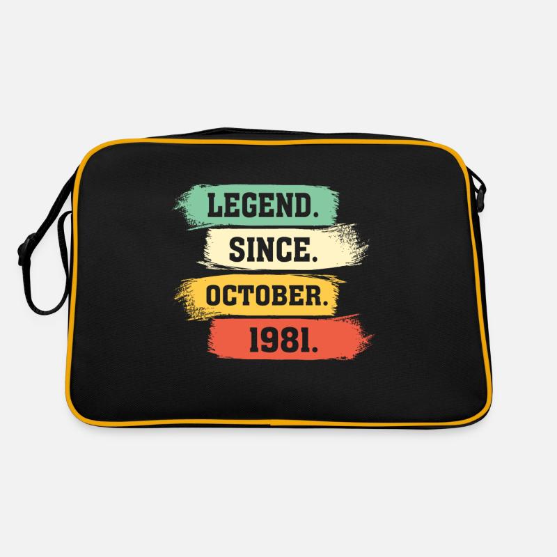 Legend since October 1981 Retro Tasche