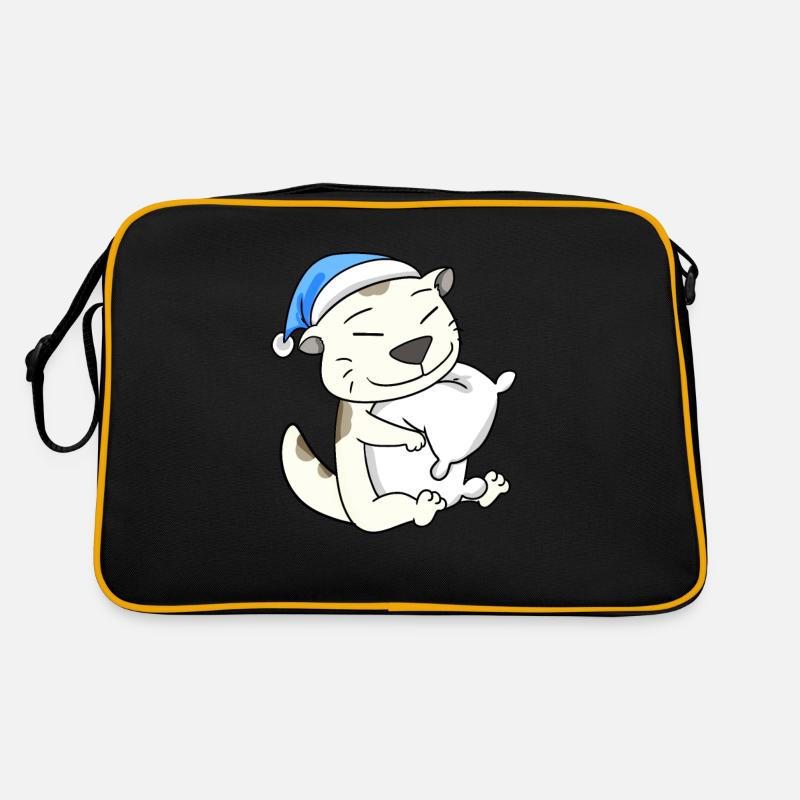 Katze Katzenrasse Devon Rex Retro Tasche